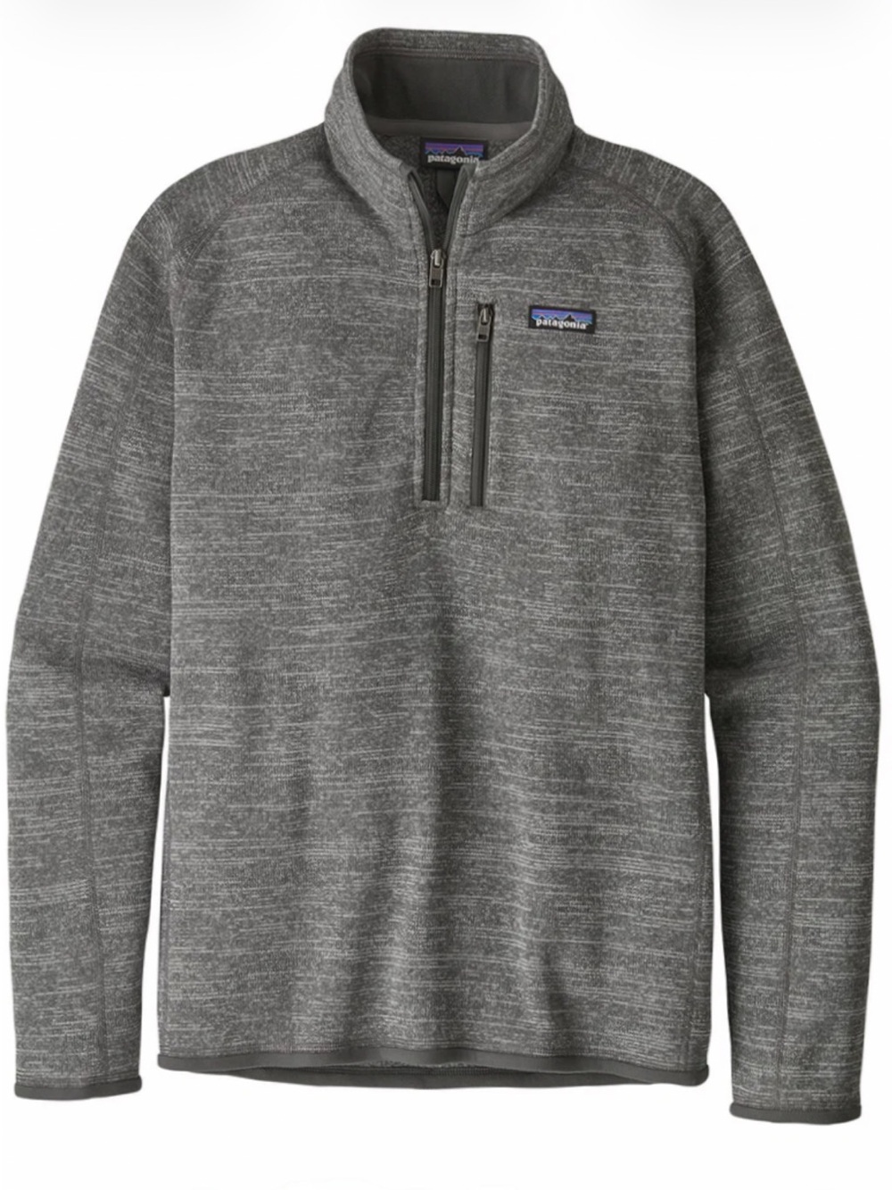 Patagonia Men's Gray Heather Quarter-Zip Pullover NWT
